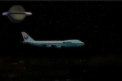 japan airlines 1628 ufo